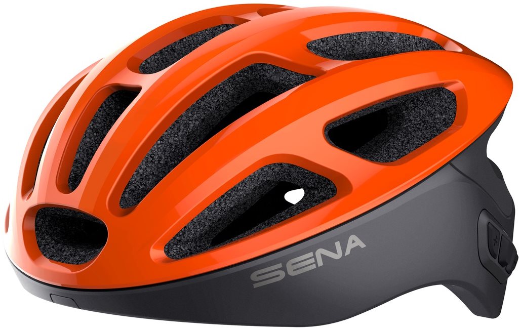 Kerékpáros sisak SENA R1 Kerékpáros sisak beépített fejhallgatóval - fekete