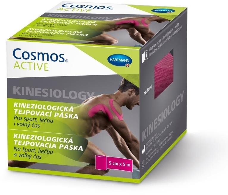 COSMOS Active Tape szalag, rózsaszín, 5 cm x 5 m