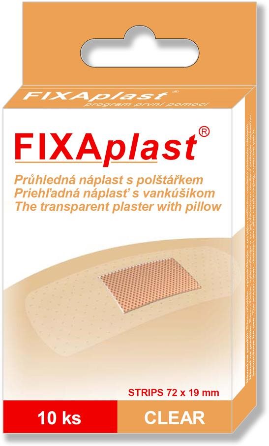 FIXAplast Clear Strip tapasz átlátszó 72 × 19 mm, 10 darab