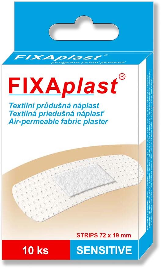 FIXAplast Sensitive Strip tapasz 72 × 19 mm, 10 darab