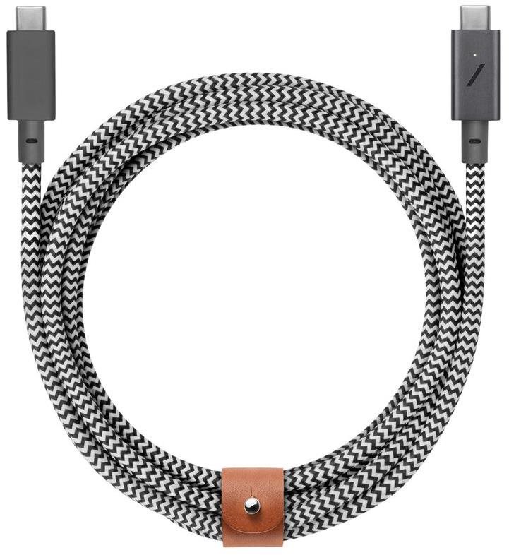 Native Union Belt Cable C-C PRO 2.4m 240W Zebra