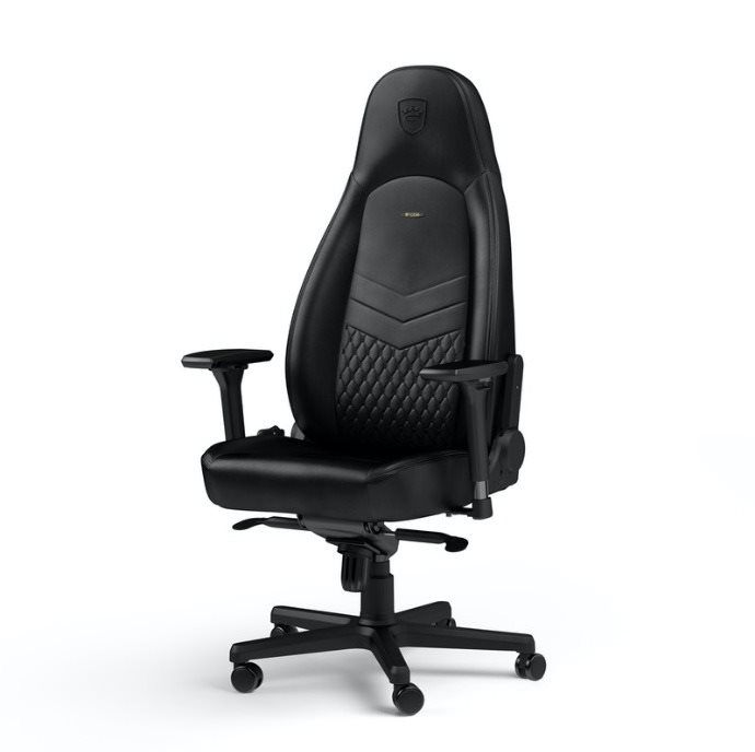 Noblechairs ICON Genuine leather, fekete-fekete