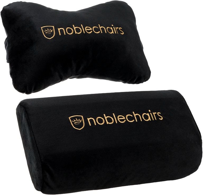 Noblechairs Cushion Set EPIC/ICON/HERO székekhez, fekete-arany