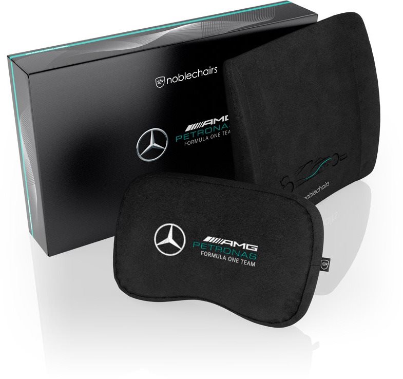 Noblechairs Memory Foam Cushion Set, Mercedes-AMG Petronas Formula One Team Edition