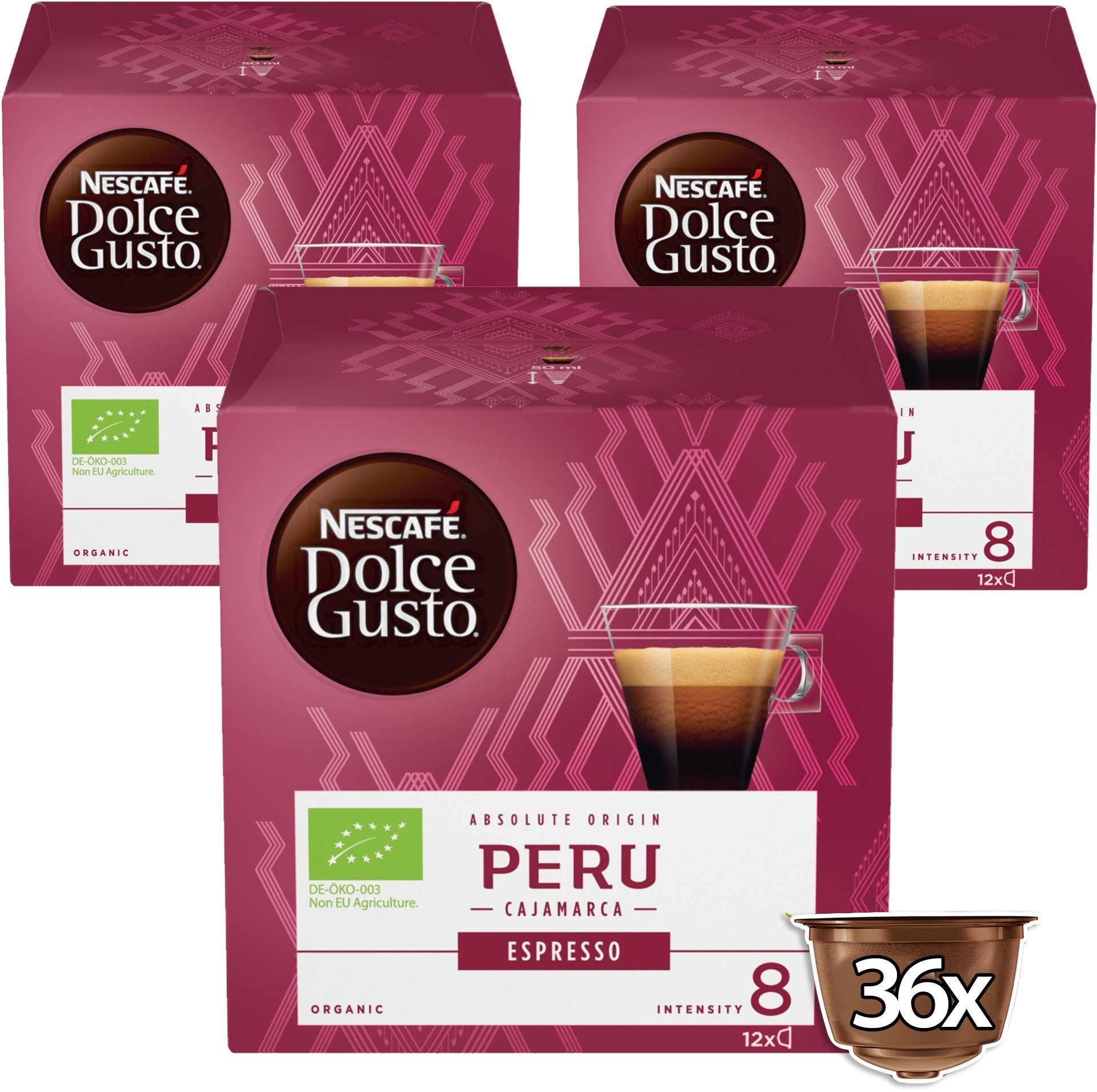 NESCAFÉ Dolce Gusto Peru Cajamarca Espresso, 3 csomag