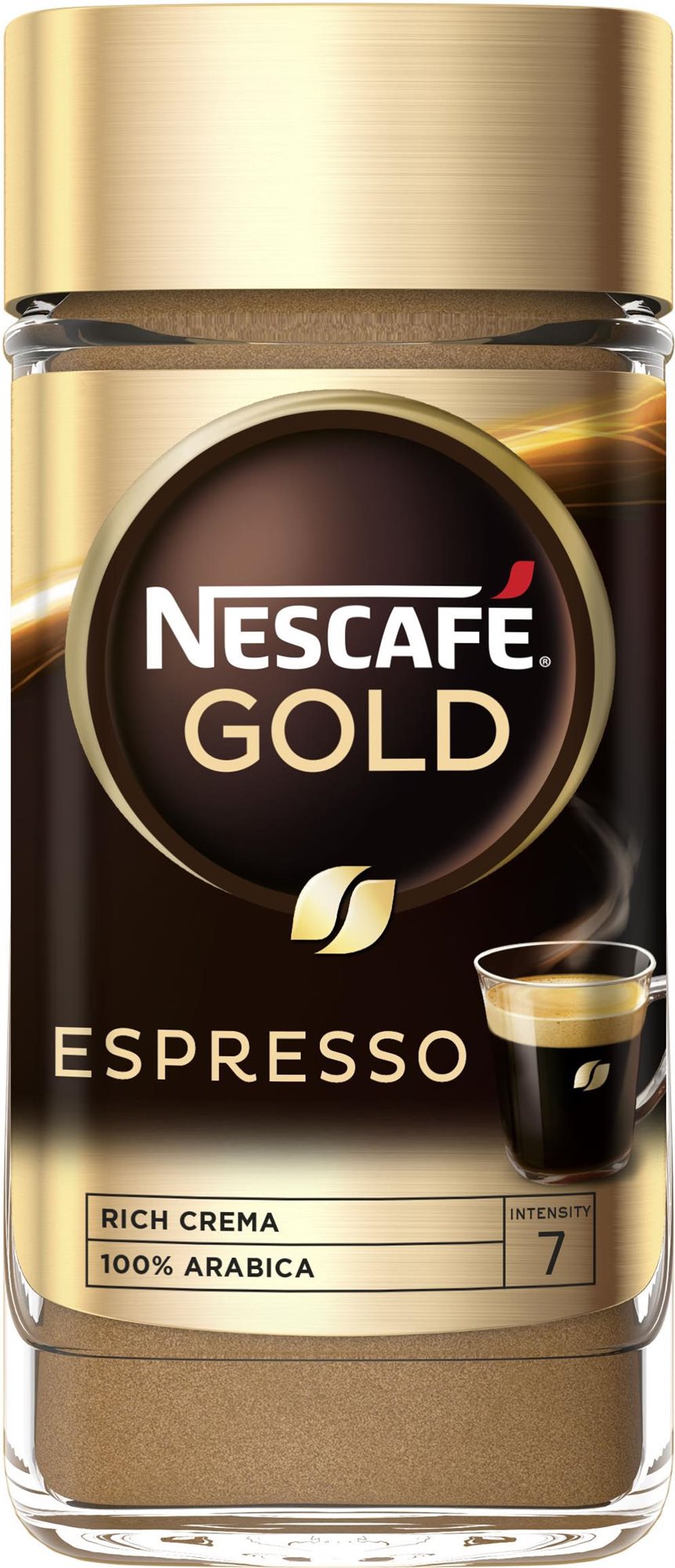 NESCAFÉ GOLD Espresso, instant kávé, 200 g