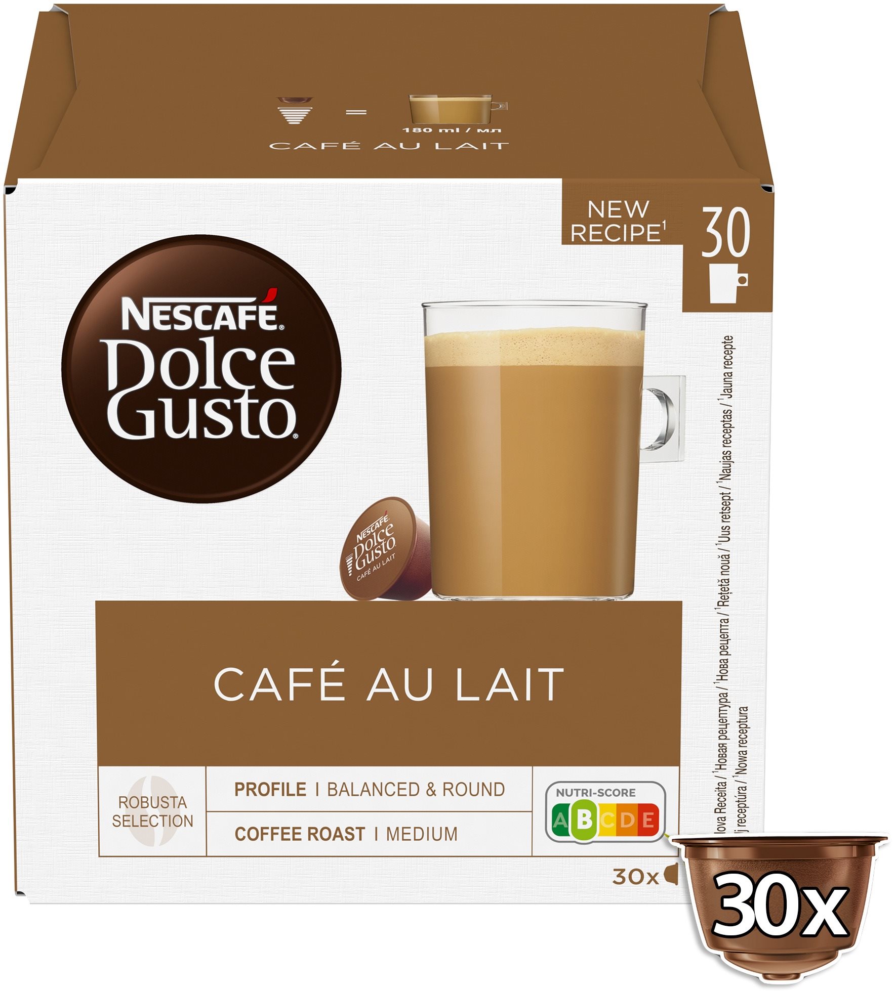 NESCAFÉ Dolce Gusto Cafe Latte 30 db