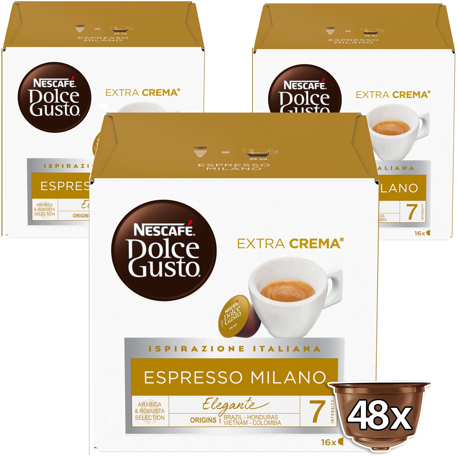 NESCAFÉ® Dolce Gusto® Espresso Milano 3x16 db, kartondobozban