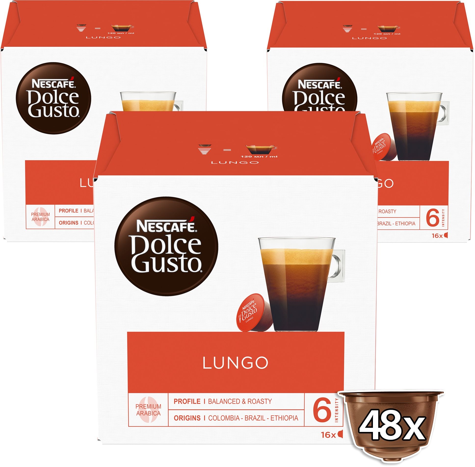 NESCAFÉ Dolce Gusto Caffe Lungo 3 csomag