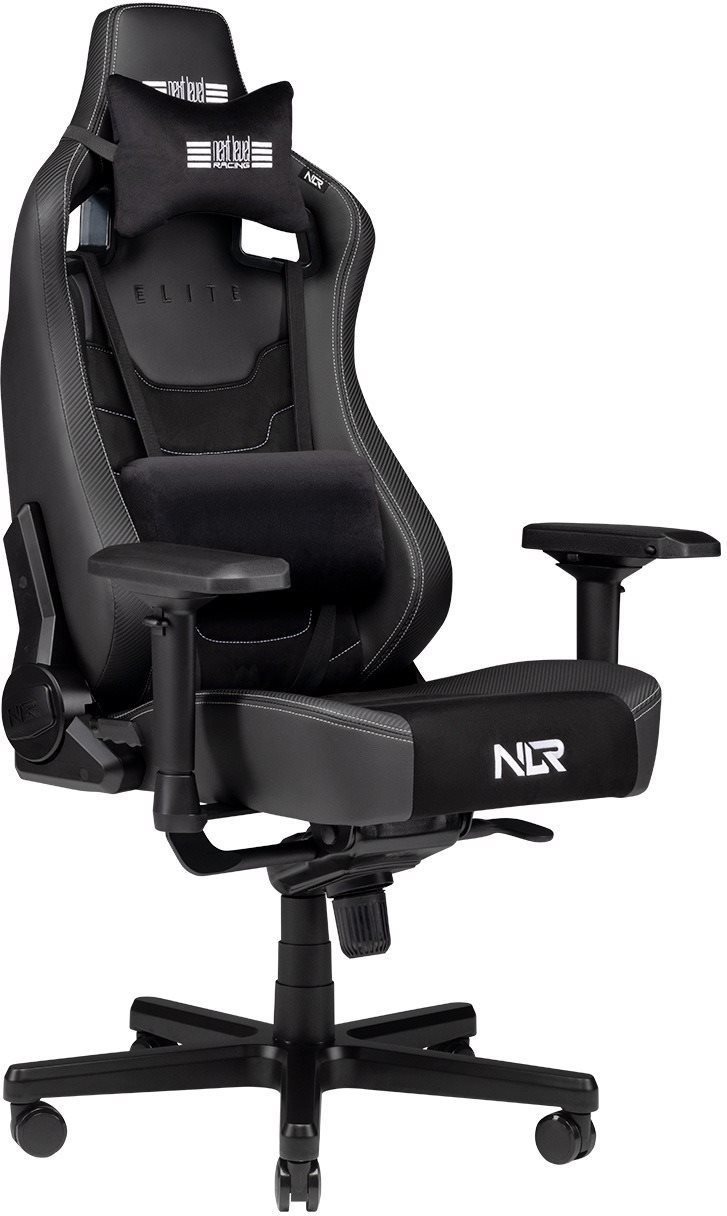Gamer szék NEXT LEVEL RACING ELITE PU bőr / szarvasbőr, fekete
