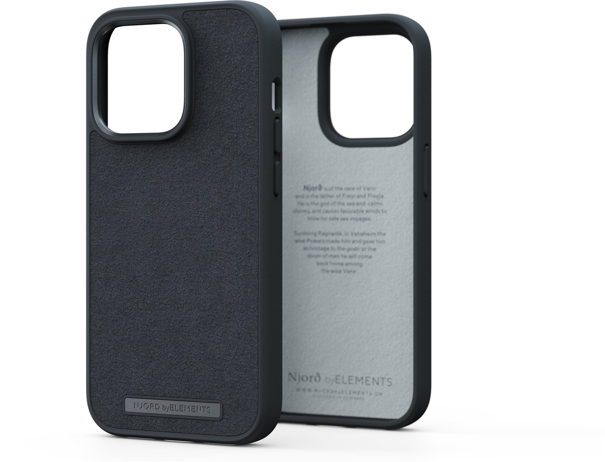 Njord iPhone 14 Pro Comfort+ Case Black