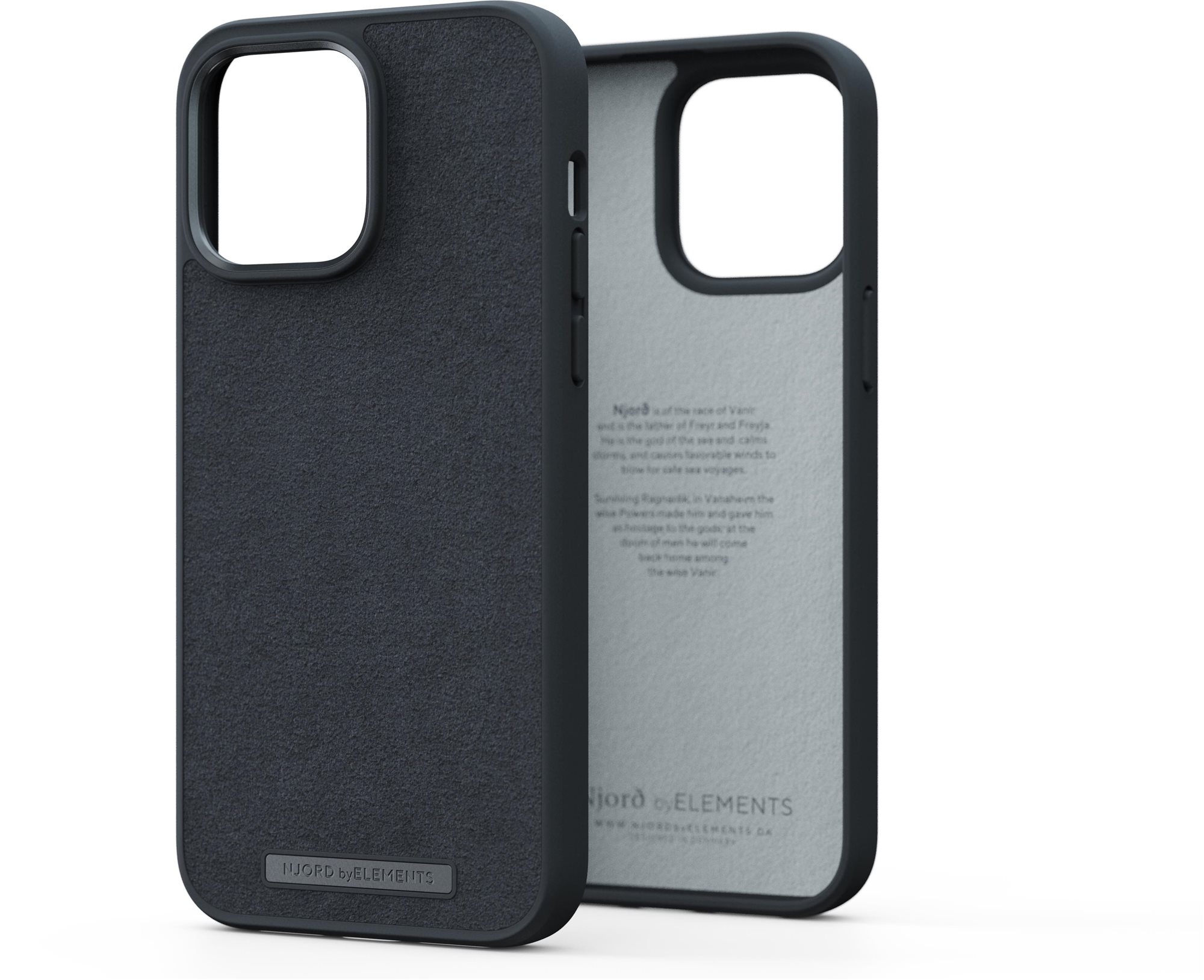 Njord iPhone 14 Pro Max Comfort+ Case Black