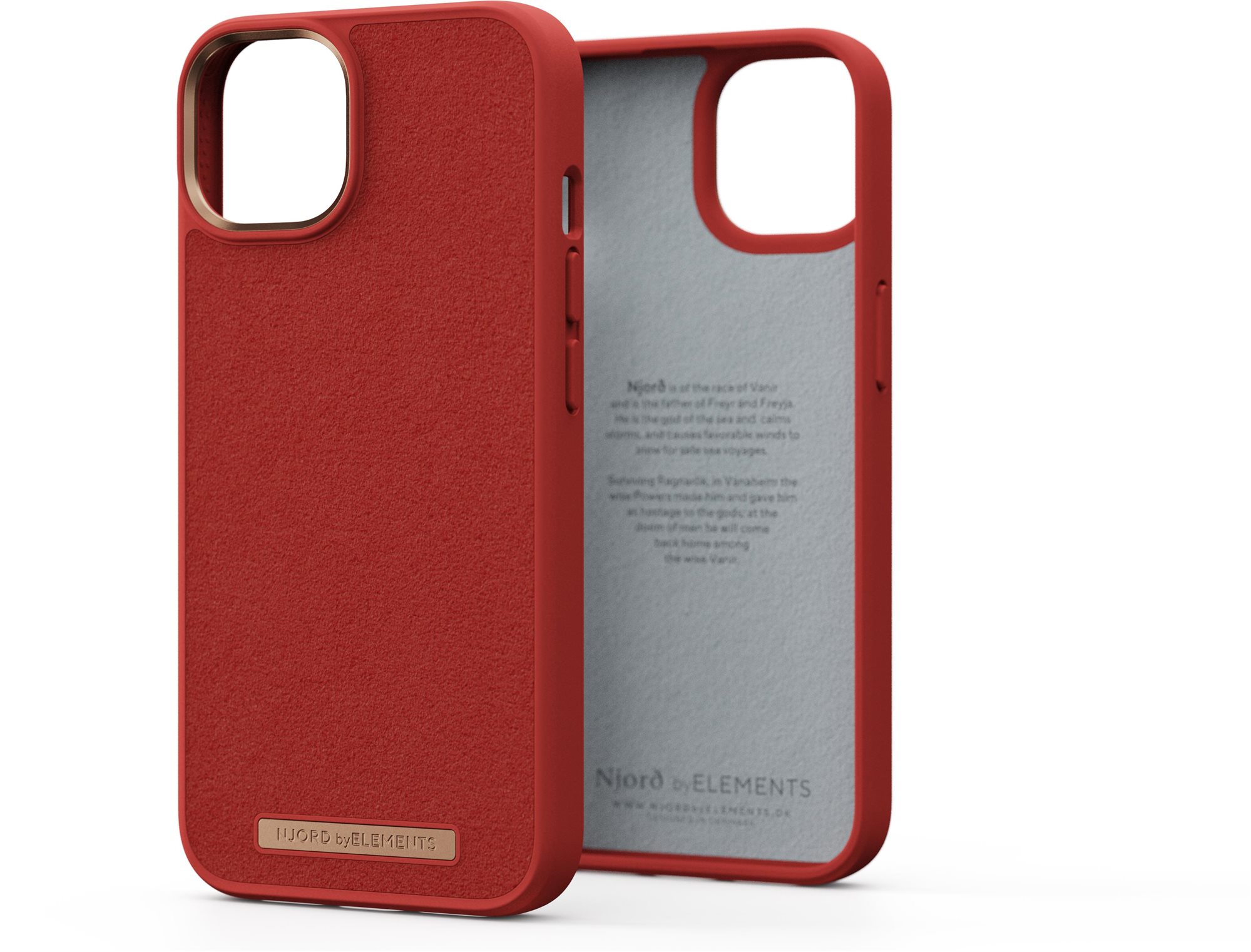 Njord iPhone 14 Comfort+ Case Burnt Orange