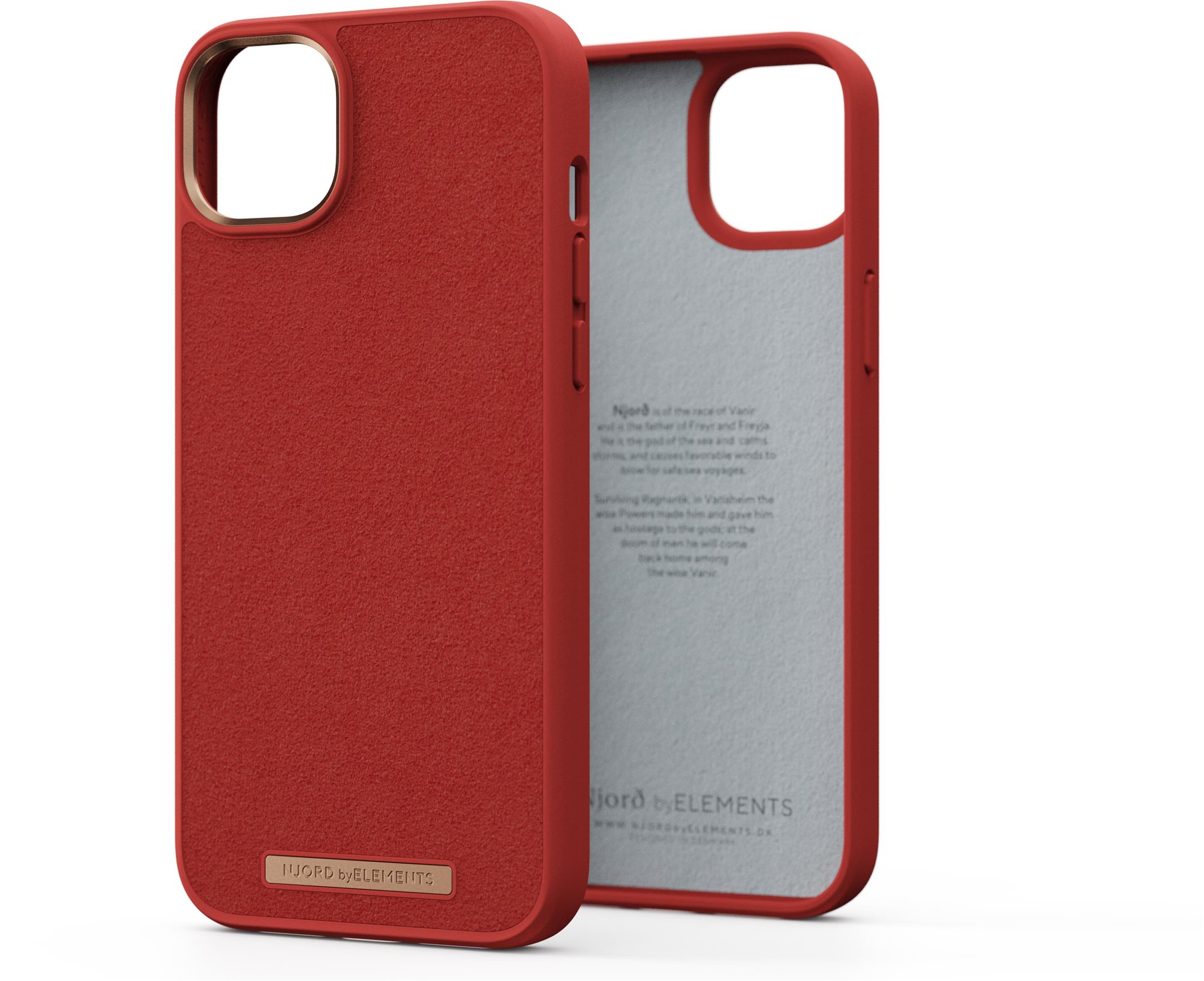 Njord iPhone 14 Max Comfort+ Case Burnt Orange