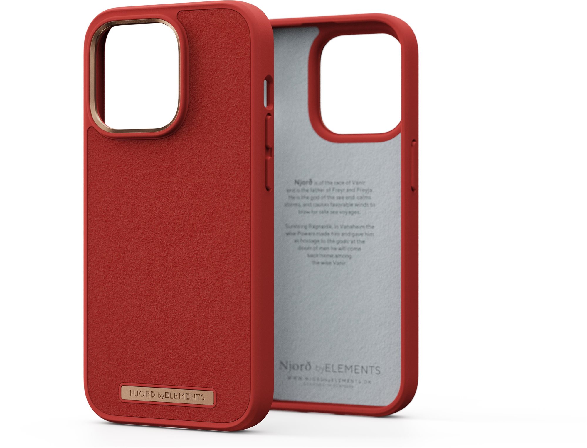 Njord iPhone 14 Pro Comfort+ Case Burnt Orange