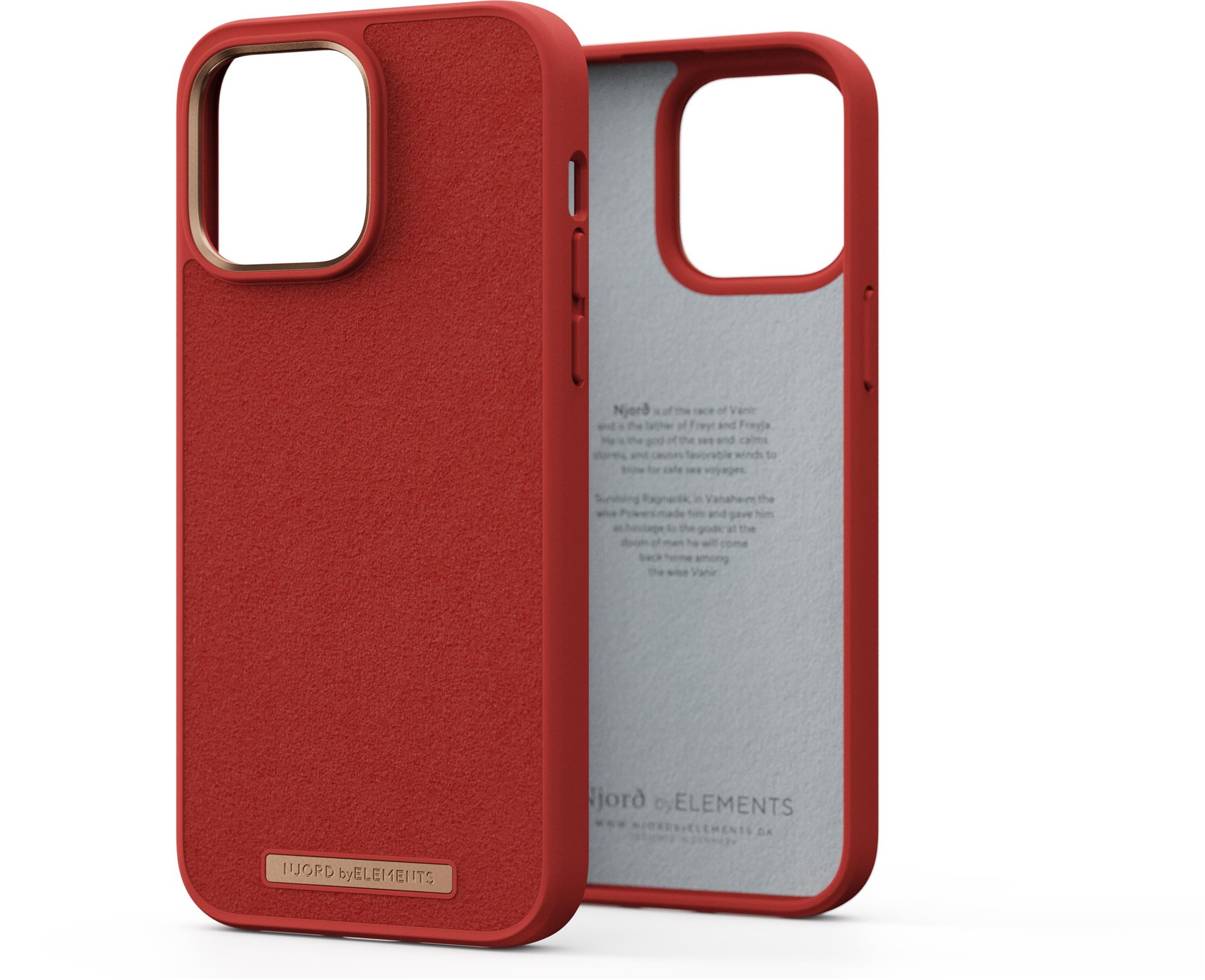 Njord iPhone 14 Pro Max Comfort+ Case Burnt Orange