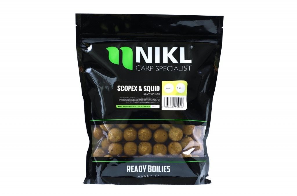 Nikl - Ready boilie Scopex & Squid 1 kg