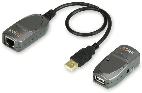 ATEN USB 2.0 hosszabbító Cat5/Cat5e/Cat6-hoz 60 m-ig