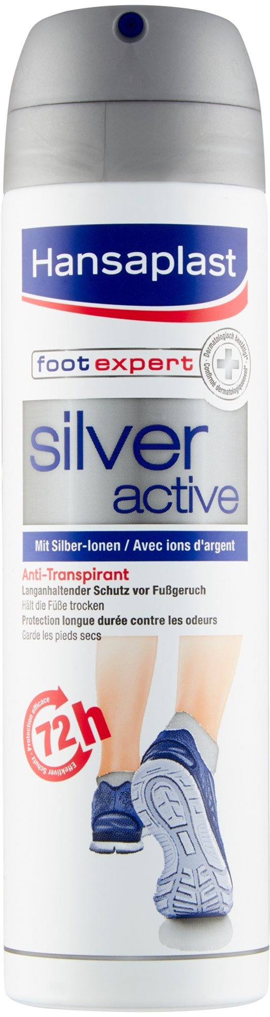Lábspray HANSAPLAST Silver Active 150 ml