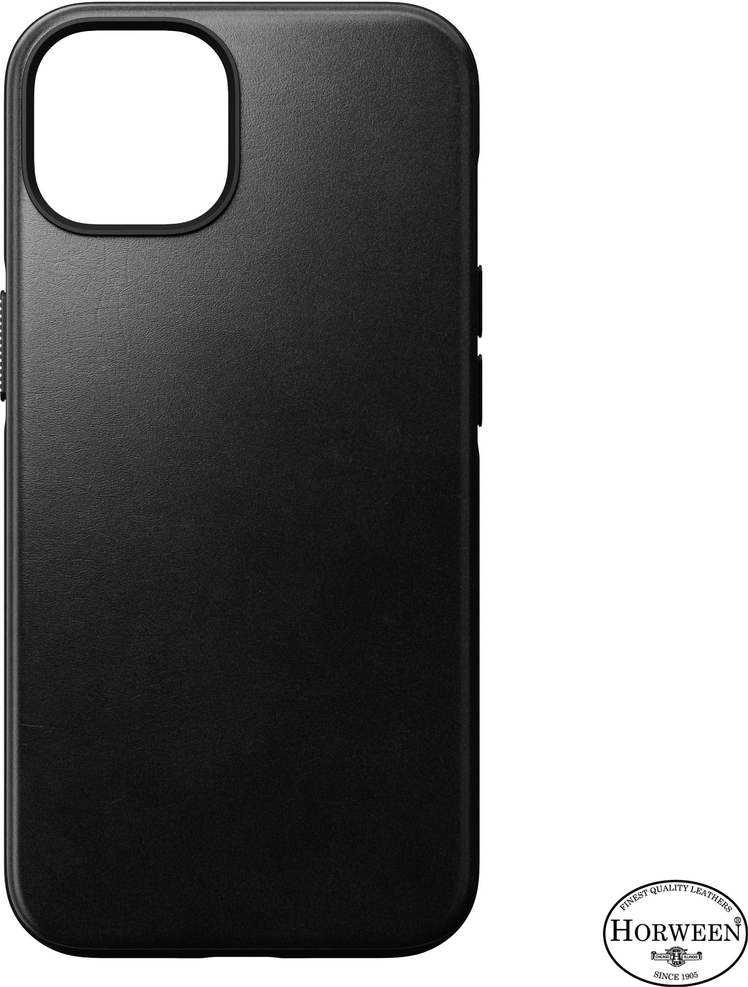 Nomad Modern Leather MagSafe Case Black iPhone 14