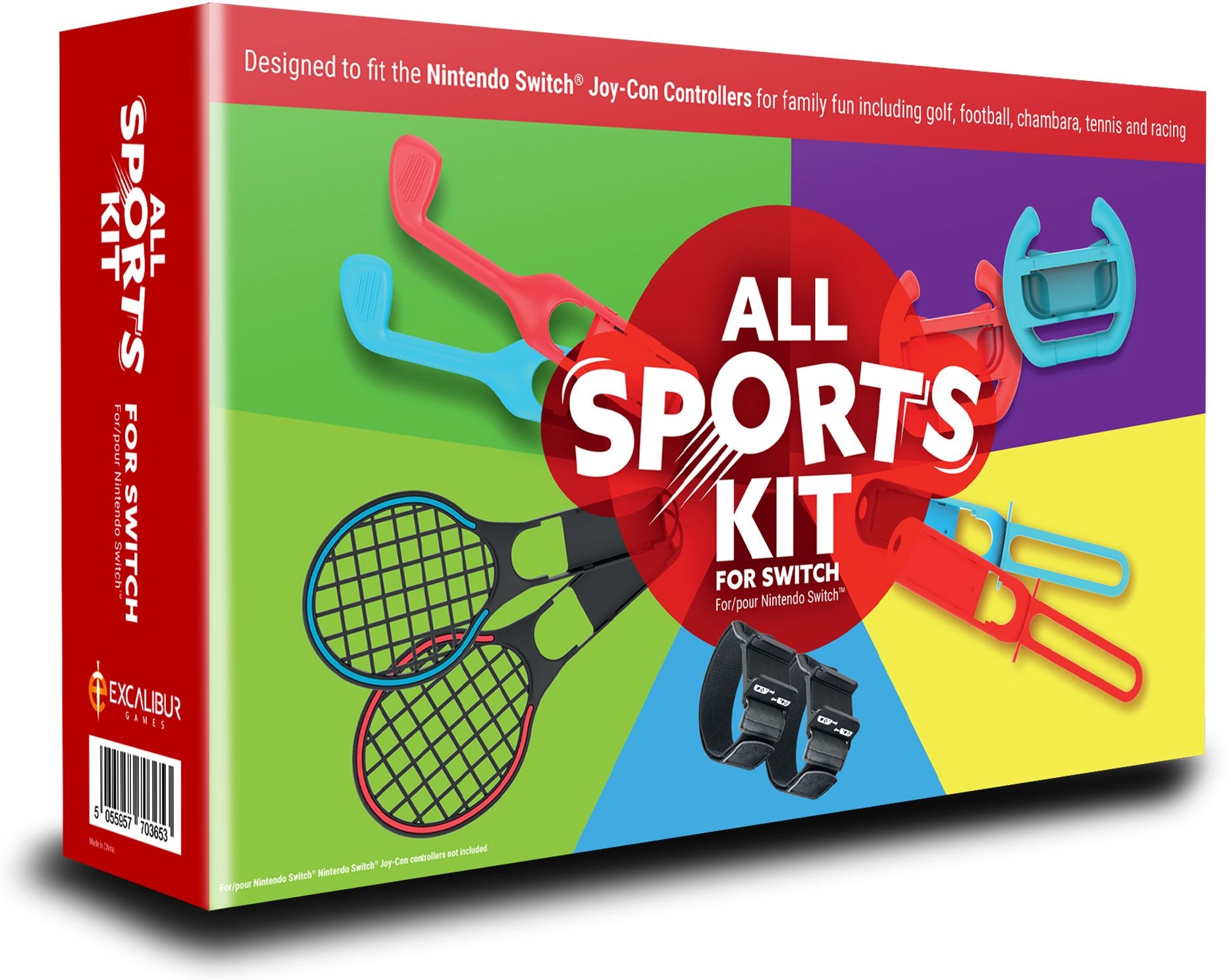 Kontroller tartozék All Sports Kit - Nintendo Switch kiegészítő készlet