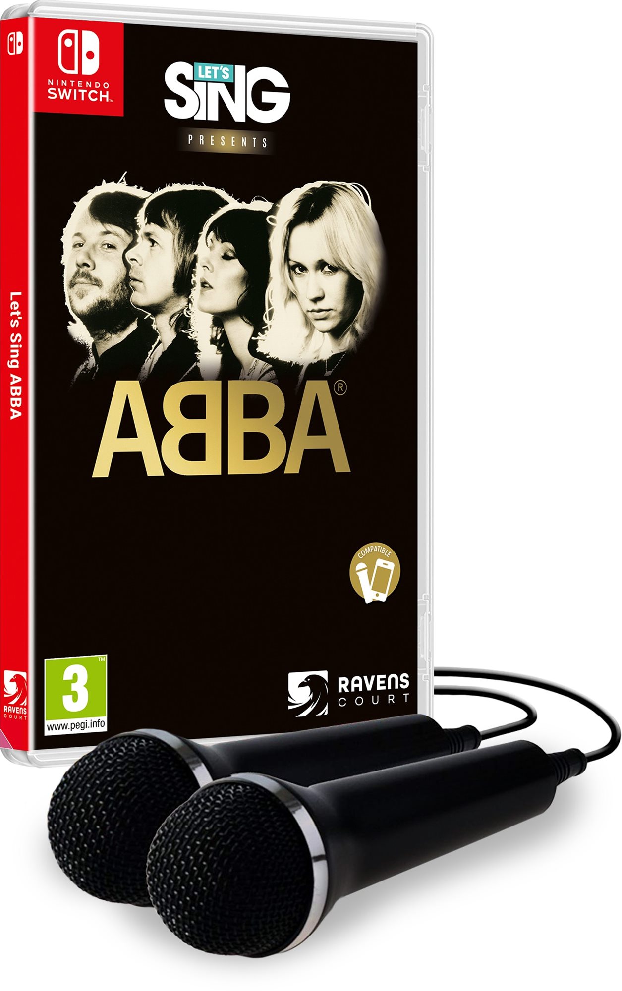 Lets Sing Presents ABBA + 2 mikrofon - Nintendo Switch