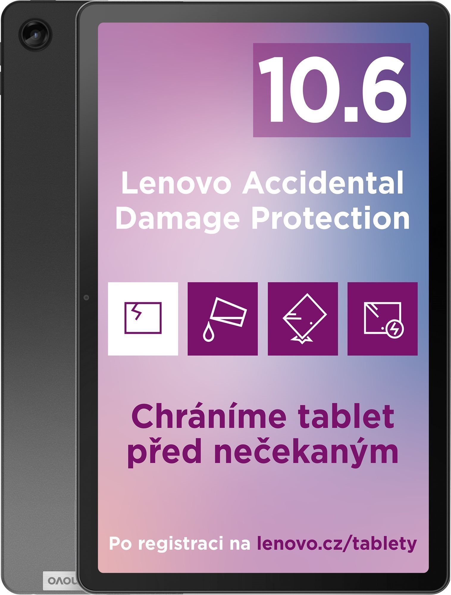 Lenovo Tab M10 Plus (3rd Gen) 128 GB + 4 GB Storm Grey LTE + Folio Case + Lenovo aktív toll