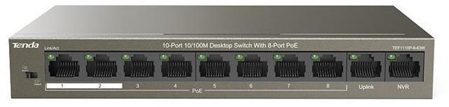 Tenda TEF1110P-8-63W - PoE AT Switch