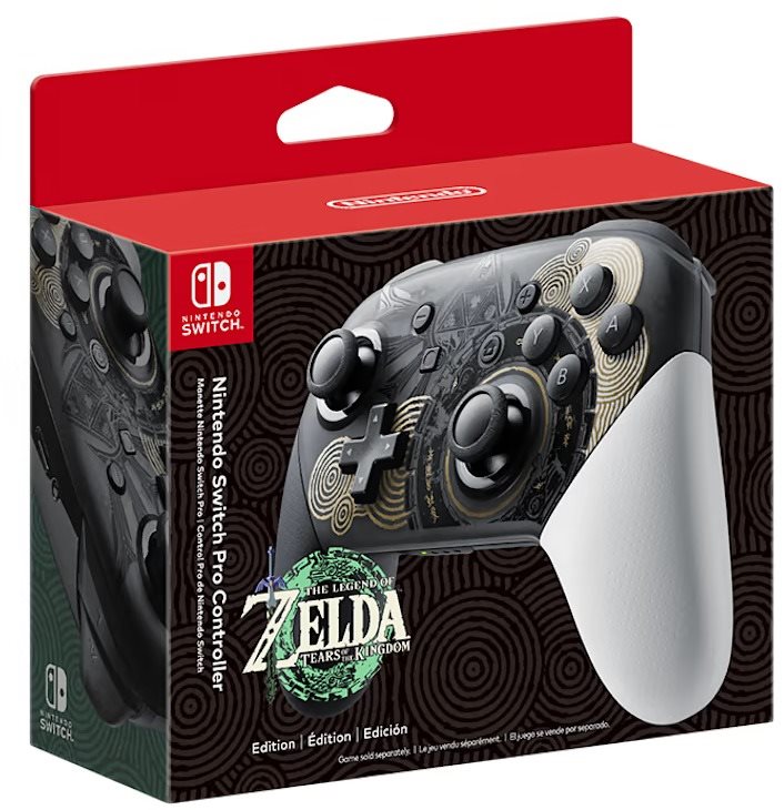 Nintendo Switch Pro Controller - Zelda Tears of The Kingdom Edition - Zelda Tears of The Kingdom Edi