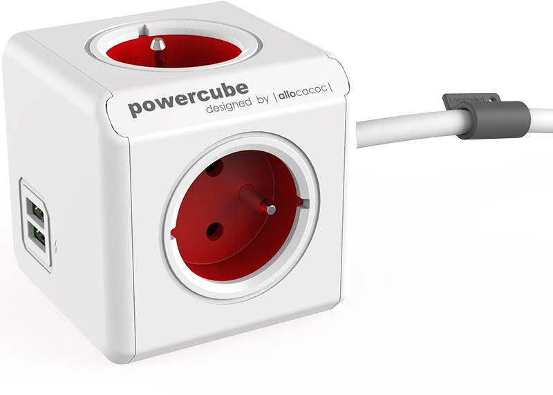 Powercube extended usb piros