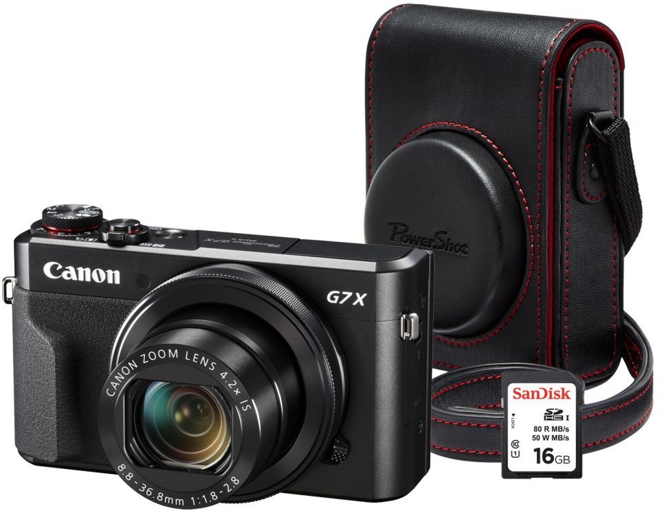 Canon powershot g7 x mark ii premium kit