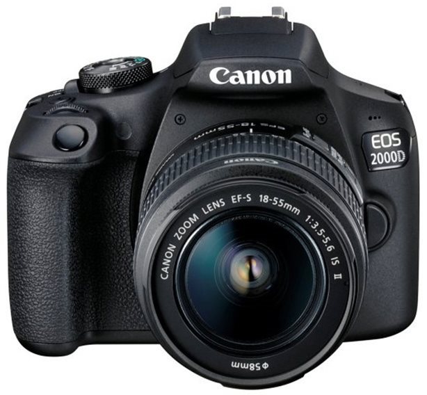 Canon eos 2000d + ef-s 18-55 mm f/3.5-5.6 is ii