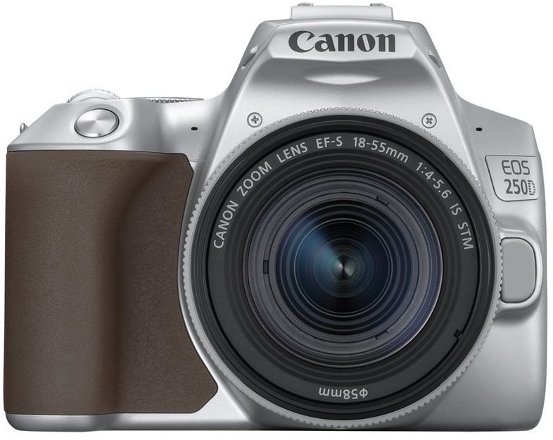 Canon EOS 250D, ezüst + EF-S 18-55 mm f/4-5.6 IS STM