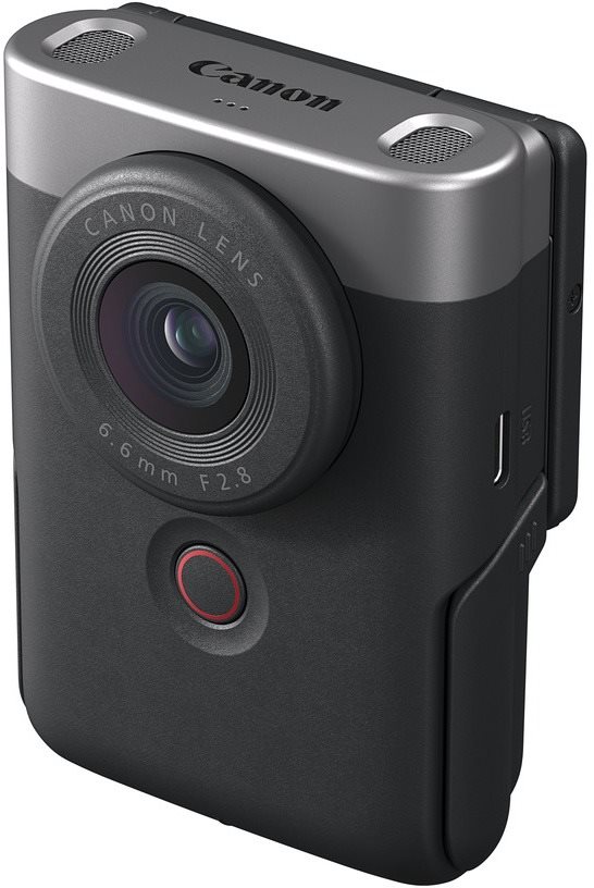 Canon powershot v10 vlogging kit ezüst színben