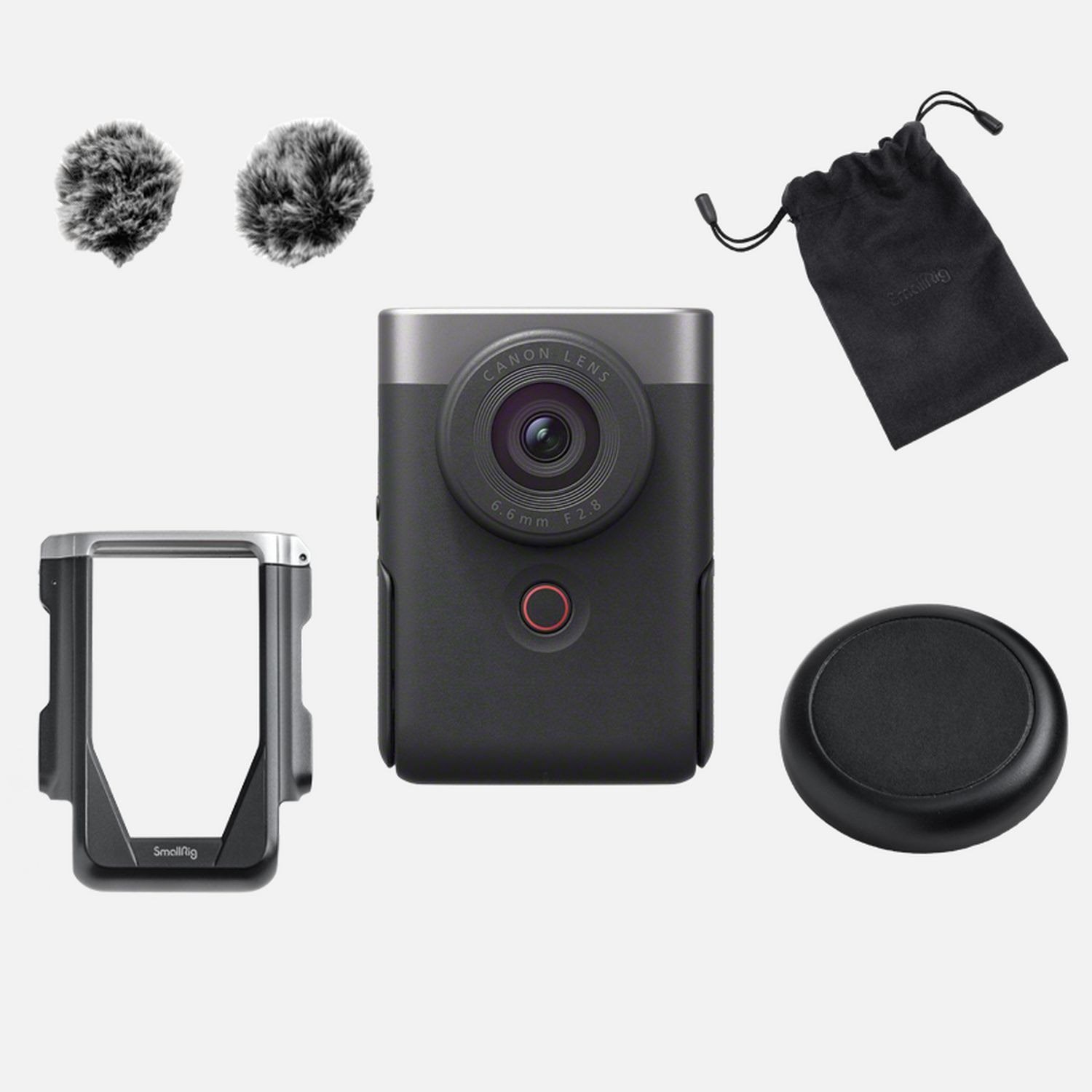 Canon powershot v10 advanced vlogging kit ezüst színben