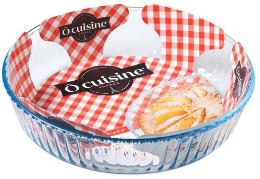 Sütőforma Ocuisine Üveg tortaforma 26x6 cm, 2,1 l