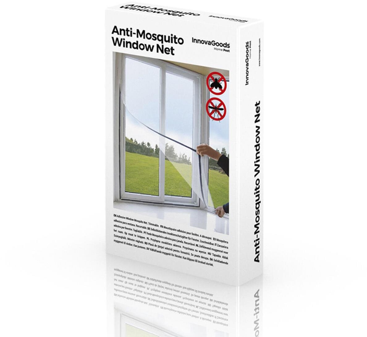 InnovaGoods řezatelná okenní zástěna proti komárům 100 × 120 cm