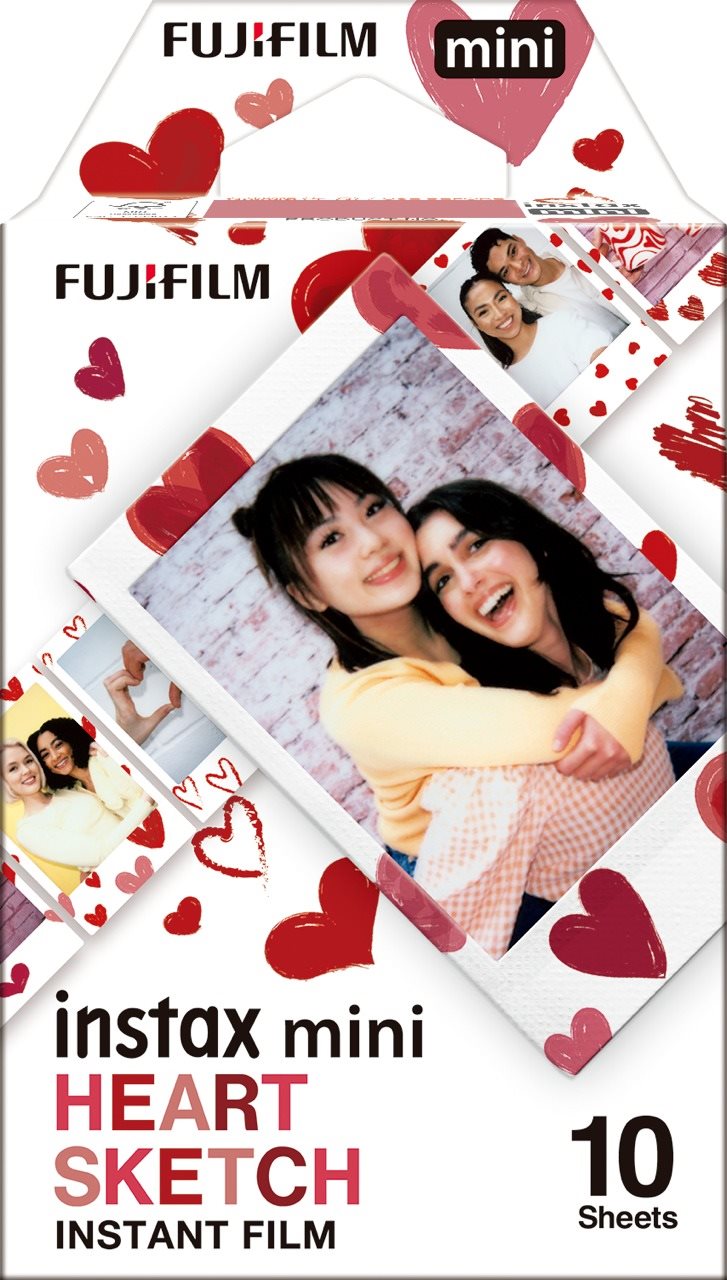 FujiFilm film Instax mini Heart Sketch WW1