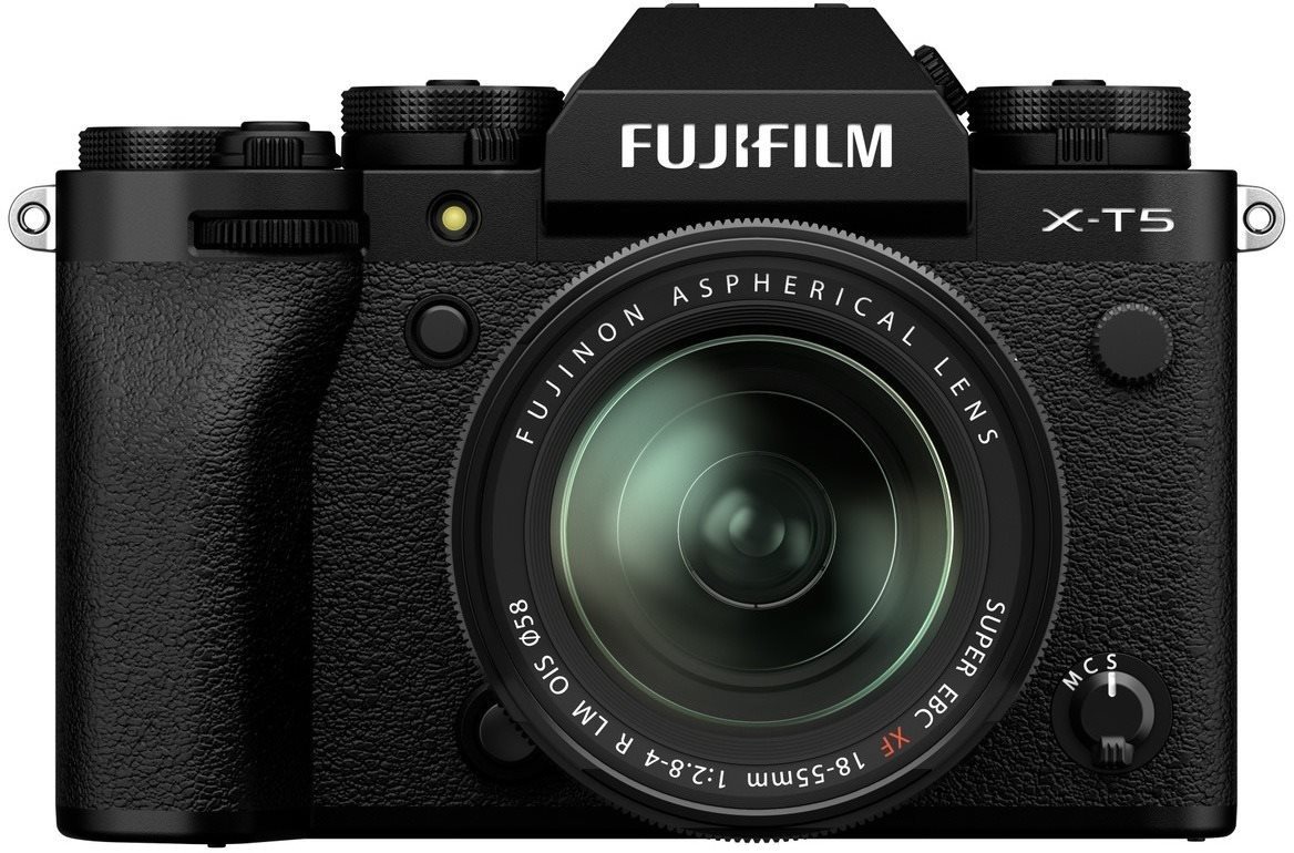 Fujifilm X-T5 fekete váz + XF 18-55mm f/2.8-4.0 R LM OIS
