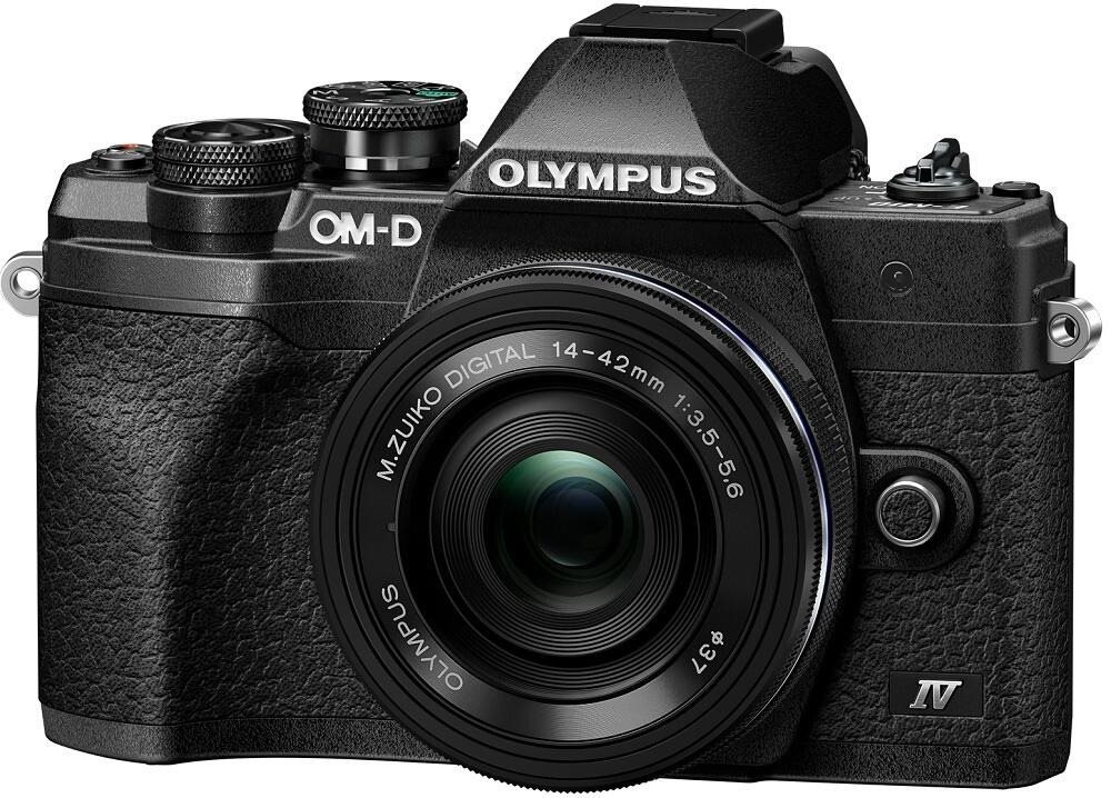 Olympus OM-D E-M10 Mark IV + ED 14-42 mm f/3.5-5.6 EZ, fekete