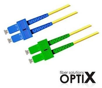 OPTIX SC/APC-SC 09/125 0,5m G657A optikai