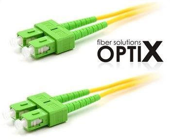 OPTIX SC / APC - SC / APC 09 / 125 - 3m, G657A, optikai