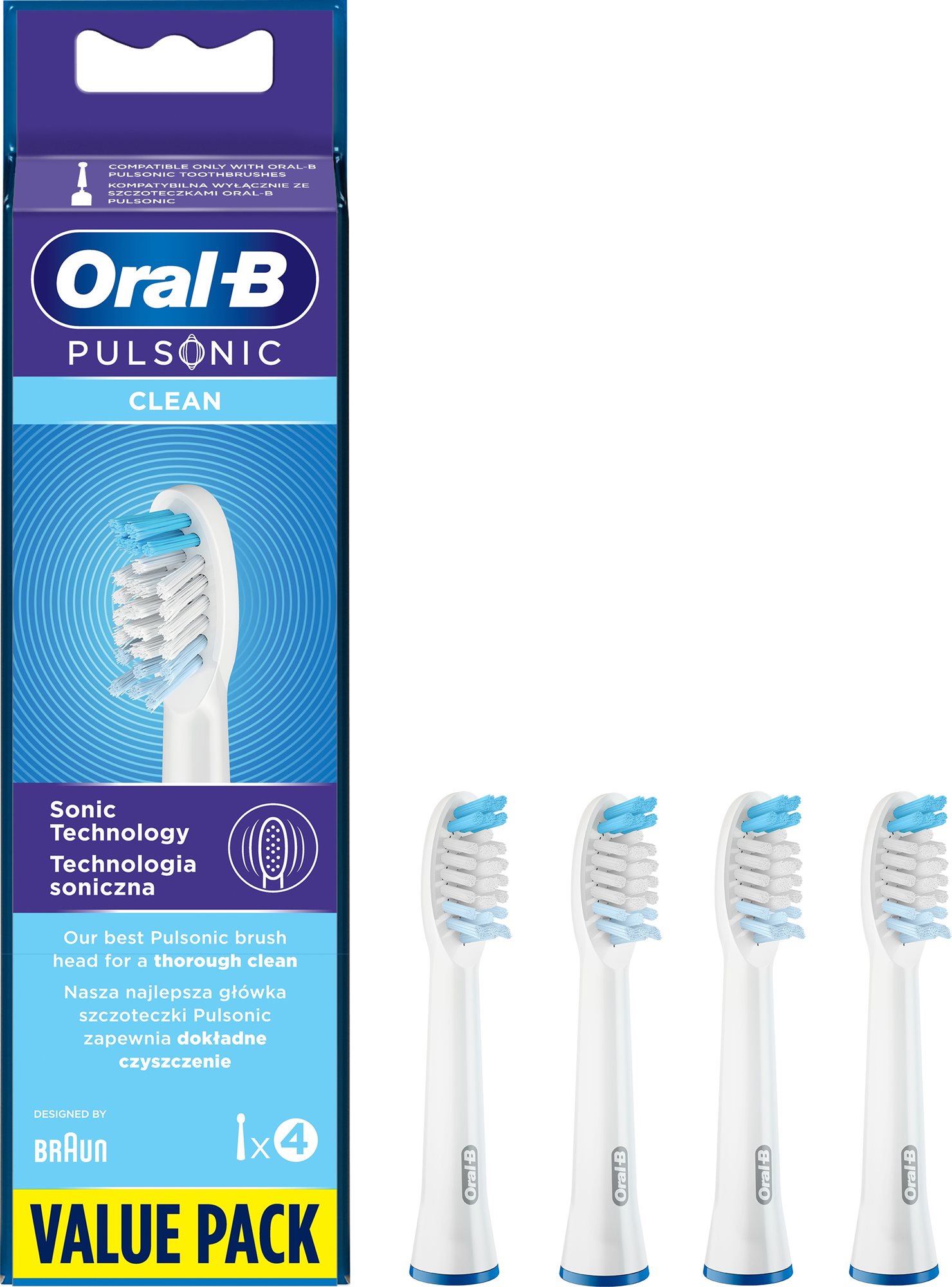 Oral-B Pulsonic SR32 4ct pótfejek