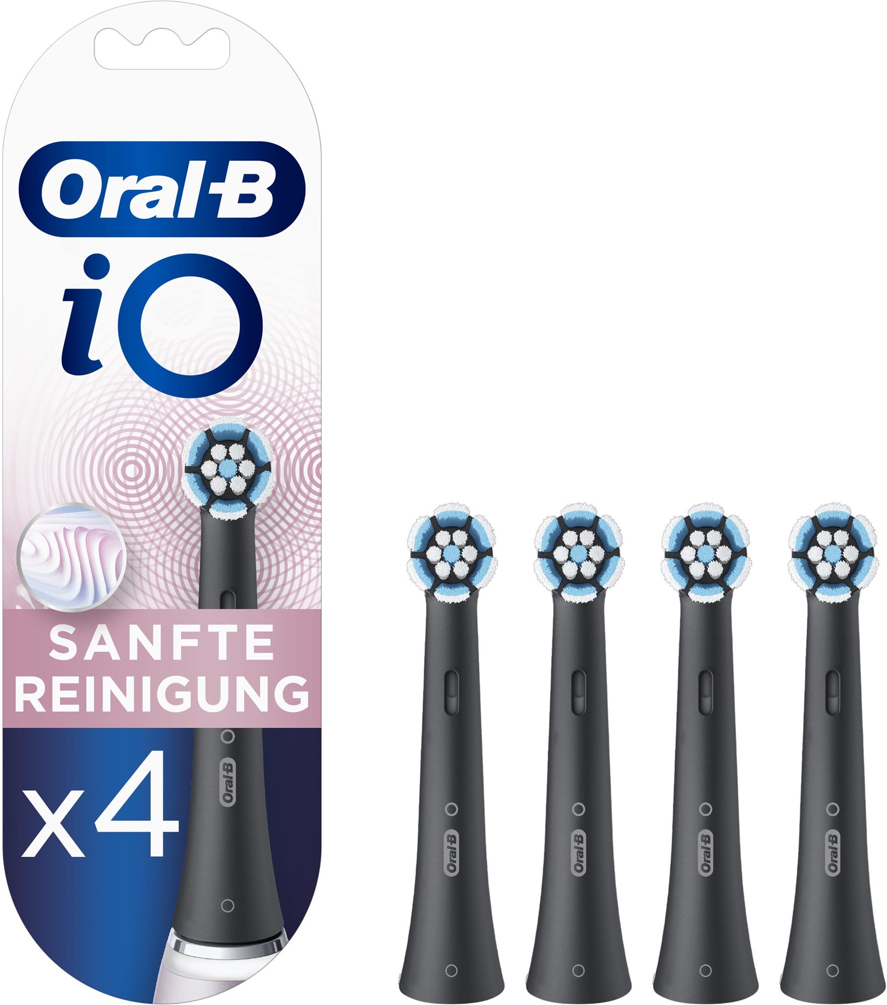 Oral-B iO Gentle Care elektromos fogkefe pótfej, 4 db
