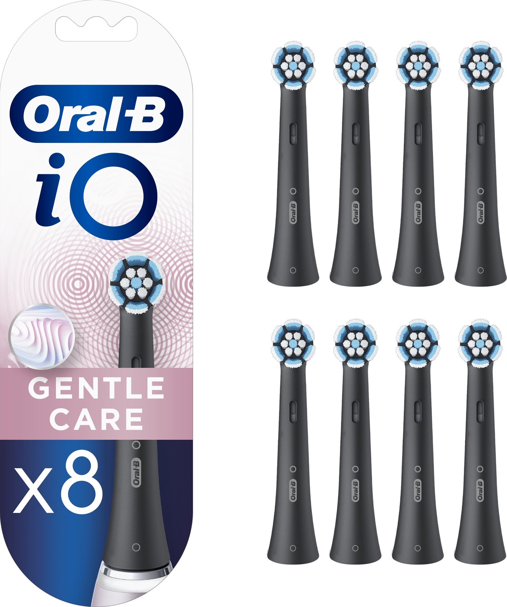 Oral-B iO Gentle Care Kefefej, 4 db-os csomag + Oral-B iO Gentle Care Kefefej, 4 db-os csomag