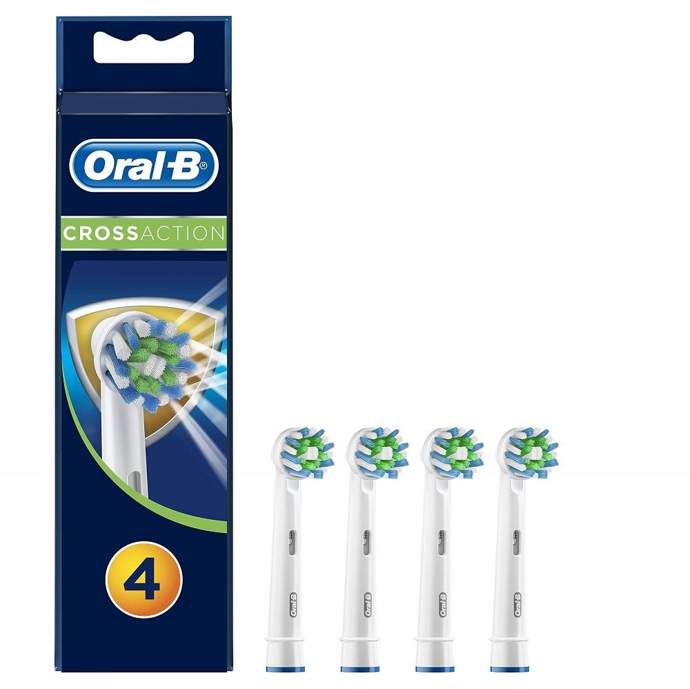 Oral B Csere fogkefe fej technológiával CleanMaximiser CrossAction 4 ks