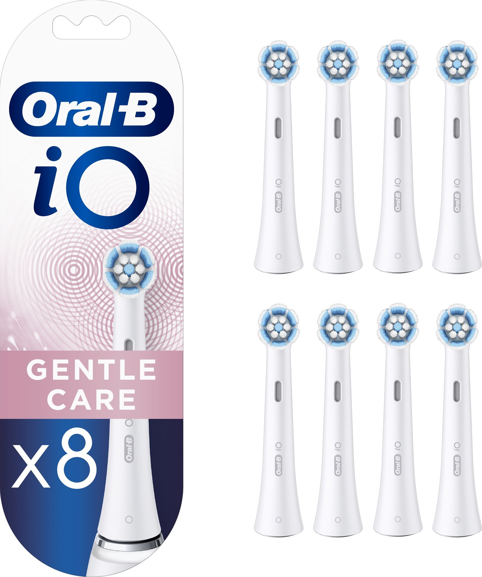 Oral-B iO Gentle Care 4 db + 4 db elektromos fogkefe fej