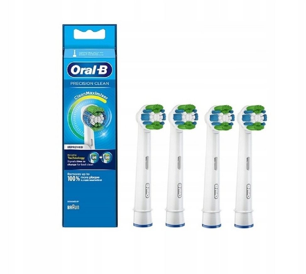 Oral B Csere fogkefe fej technológiával CleanMaximiser Precision Clean 4 ks
