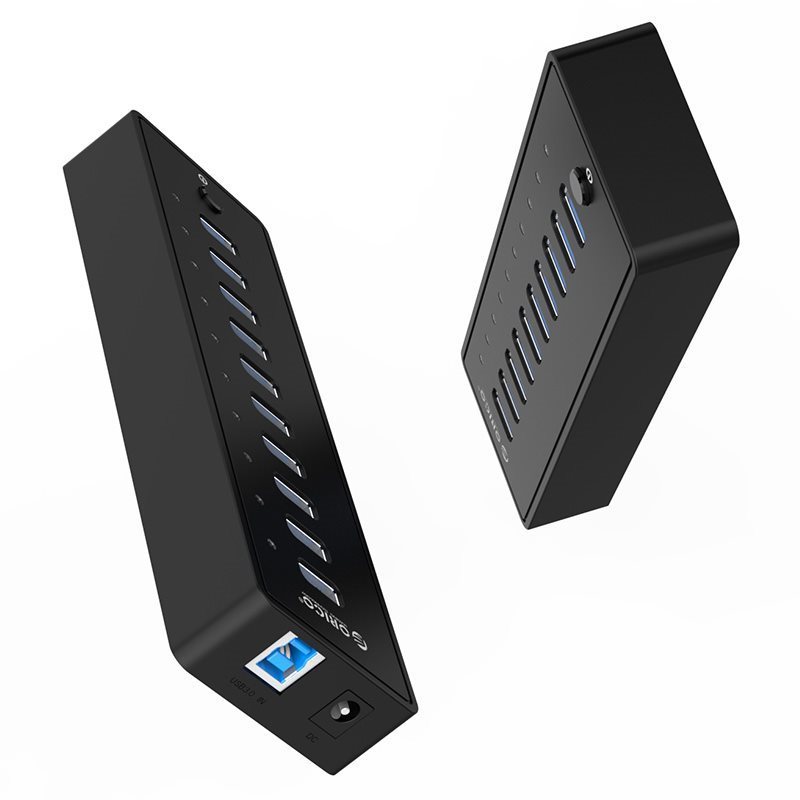 Orico USB-A Hub 10xUSB 3.0 with power suply