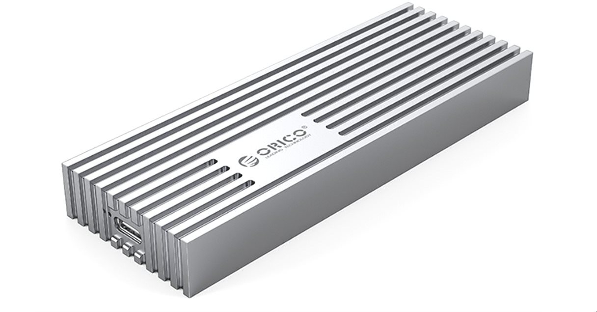 ORICO M233C3 USB 3.2 M.2 NVMe SSD Enclosure (20G), ezüst